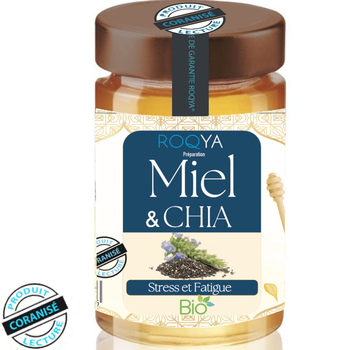 MIEL ET GRAINE DE CHIA CORANISÉE - ROQYA